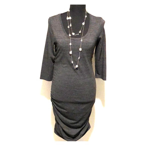 Express Dresses & Skirts - Express Dark Heather Form Fitting Dress